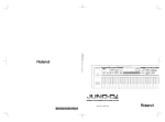 Roland JUNO-Di User's Manual