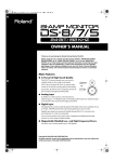 Roland DS-5 User's Manual