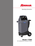RobinAir Robinar Air Conditioning Component Flusher 17580 User's Manual