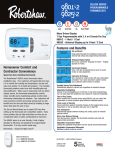 Robertshaw 9801I2 Sell Sheet