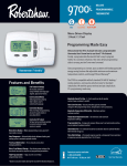 Robertshaw 9700i Sell Sheet