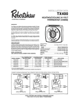 Robertshaw 400-402 Owner's Manual