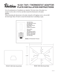 Robertshaw 10-531 Install Sheet