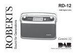 Roberts Radio RD-12 User's Manual
