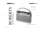 Roberts Radio R761 User's Manual