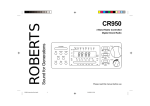 Roberts Radio CR950 User's Manual