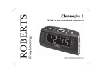 Roberts Radio Chronoplus 2 User's Manual