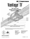 Roberts Gorden Vantage TF-Series User's Manual