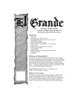 Rio Grande Games El Grande Decennial 80 User's Manual