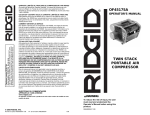 Rigid Industries RIDGID OF45175A User's Manual