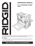RIDGID R4330 User's Manual