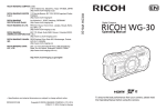 Ricoh WG-30 Operating Manual