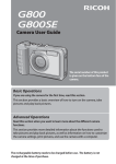 Ricoh G800 Operation Manual
