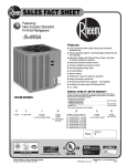 Rheem Value Series: Single Stage Sales Fact Sheet