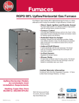 Rheem Value Series: 80% AFUE Single-Stage PSC Motor Product Literature
