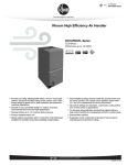 Rheem High Efficiency - Up to 16 SEER ECM Motor Specification Sheet