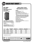 Rheem Classic Series: Up to 92% AFUE PSC Motor Multi Position Sales Fact Sheet