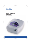 ResMed VPAP III & III ST User's Manual