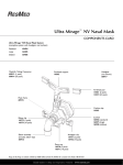 ResMed Ultra Mirage NV Nasal Mask User's Manual