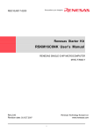 Renesas RSKM16C6NK User's Manual