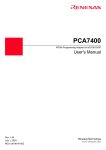 Renesas PCA7400 User's Manual