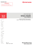 Renesas M3A-HS49 User's Manual