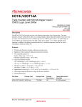 Renesas HD74LV2GT14A User's Manual