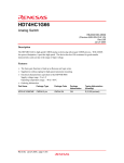 Renesas HD74HC1G66 User's Manual