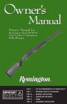 Remington's Rifle/Shotgun SPR 94 User's Manual