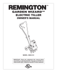 Remington Garden Wizard 109312-01 User's Manual