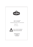 Regalo PORTABLE BOOSTER AND ACTIVITY SEAT 3510 User's Manual