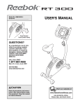 Reebok Fitness RBEX2976.1 User's Manual