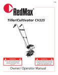 RedMax CV225 User's Manual
