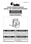RedMax BACKPACK EBZ8000 User's Manual
