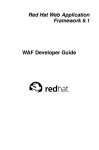 Red Hat Web Application Framework 6.1 User's Manual
