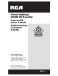 RCA WHP141B User's Manual