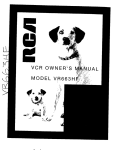 RCA VR663HF User's Manual
