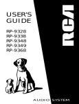 RCA RP-9348 User's Manual
