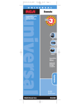 RCA RCU403 User's Manual