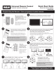 RCA RCRPS02GR Quick Start Guide