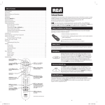 RCA RCR815 User's Manual