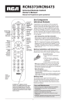 RCA RCR6473 User's Manual