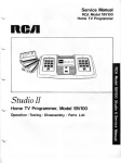RCA 18V100 User's Manual