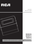 RCA M2001G User's Manual