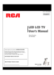 RCA LED19B30RQ User's Manual