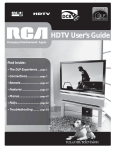 RCA HDLP50 User's Manual