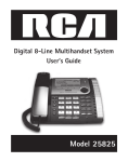 RCA 25825 Instruction Manual