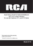RCA 2110-0BKGA User's Guide