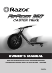 Razor RipRider 360 User's Manual