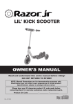 Razor Wheelchair 13014961 User's Manual